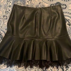 Zara black mini skirt